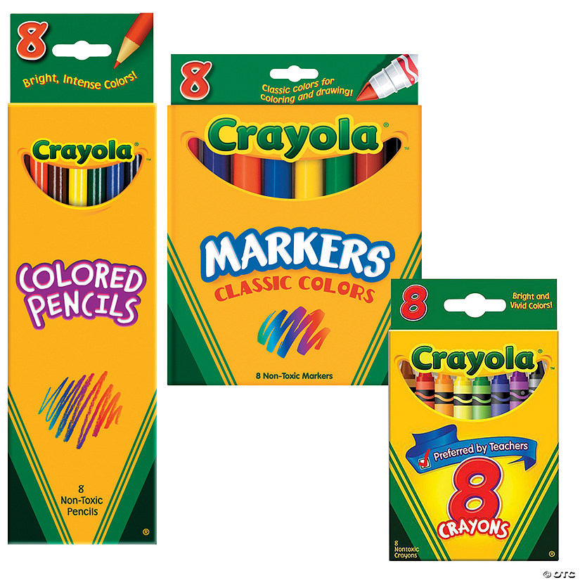 Crayola&lt;sup&gt;&amp;#174;&lt;/sup&gt; Drawing Basics Kit - 3 Pc. Image
