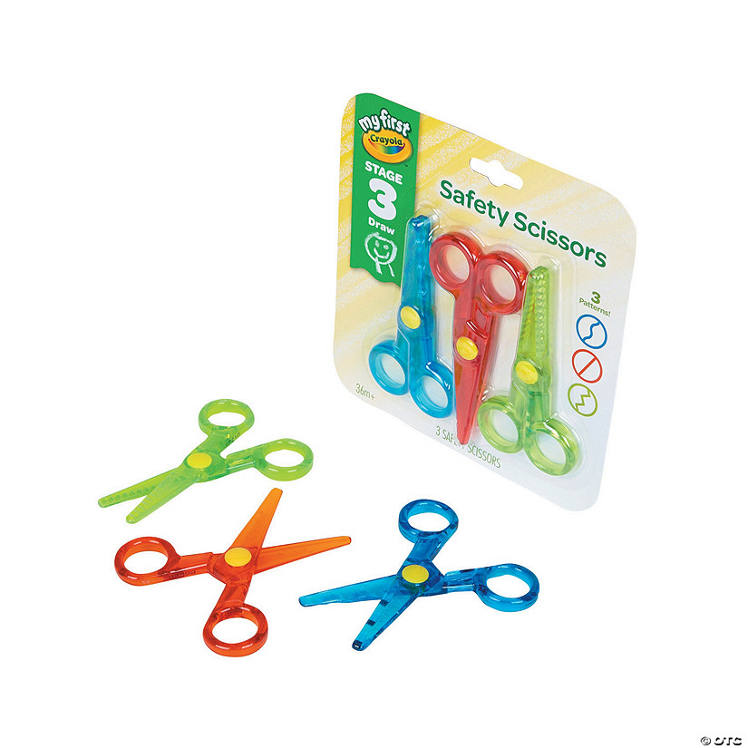 Crayola<sup>&#174;</sup> My First Safety Scissors - 3 Pc. Image