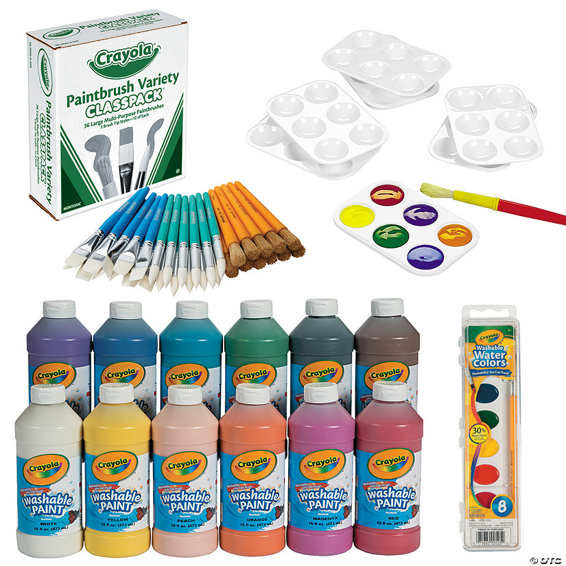 Crayola<sup>&#174;</sup> Washable Paint Starter Kit for 24 Image