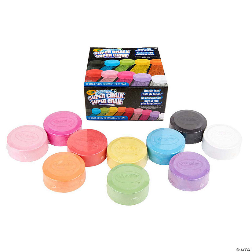 Crayola Super Chalk, 10 Count Image