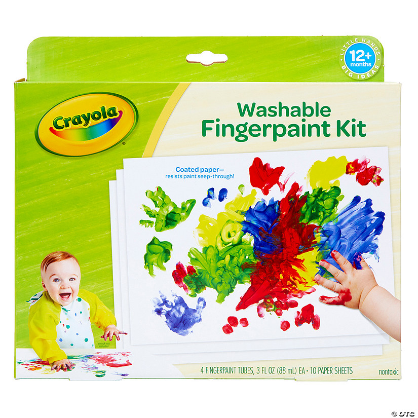 Crayola Washable Fingerpaint Kit Image