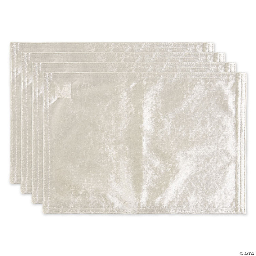 Cream Velvet Placemat (Set Of 4) Image