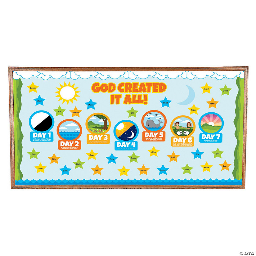 Creation Bulletin Board Set Oriental Trading