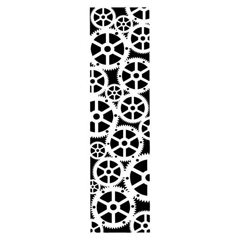 Creative Expressions 9 x 25 Stencil by Andy Skinner Cogged Up Image