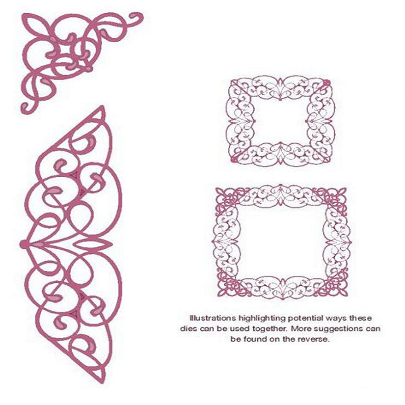 Creative Expressions Configurations Swirly Lace Edger Die Image
