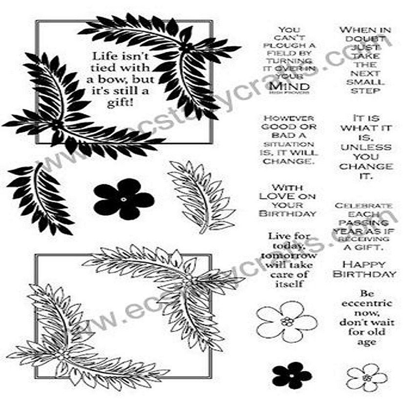 Creative Expressions Creative Expression Stamp   Fern Elements Image