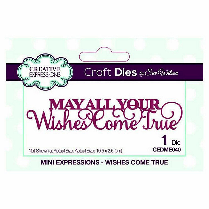 Creative Expressions Dies by Sue Wilson Mini Expressions Collection Wishes Come True Image