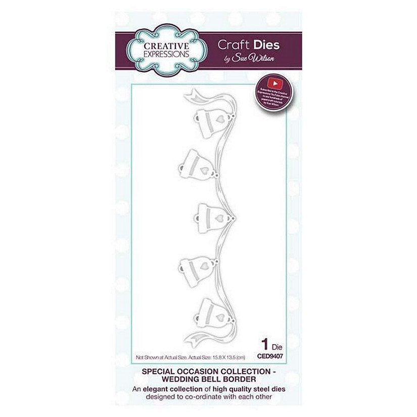 Creative Expressions Dies by Sue Wilson Special Occasions Collection Wedding Bell Border Image