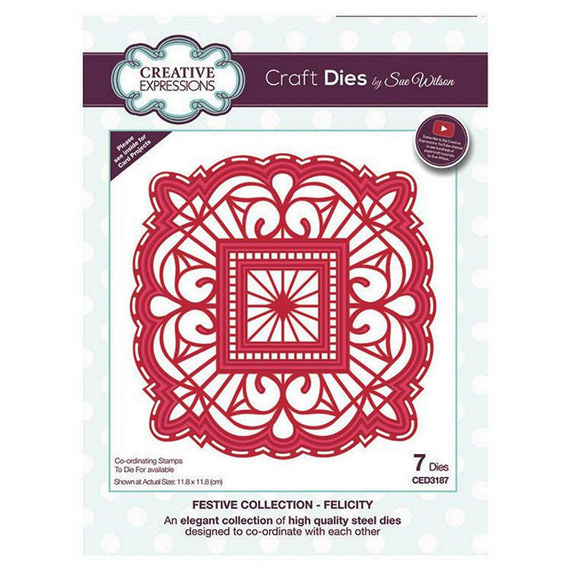 Creative Expressions Festive Collection Felicity Craft Die Image