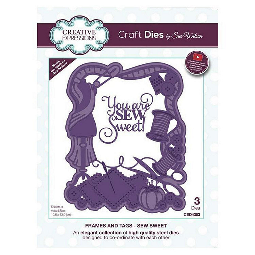 Creative Expressions Frames and Tags Collection Sew Sweet Image