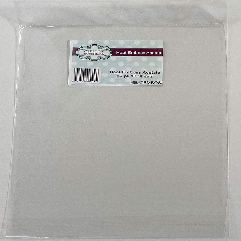 Creative Expressions Heat Emboss Acetate A4 Pk10