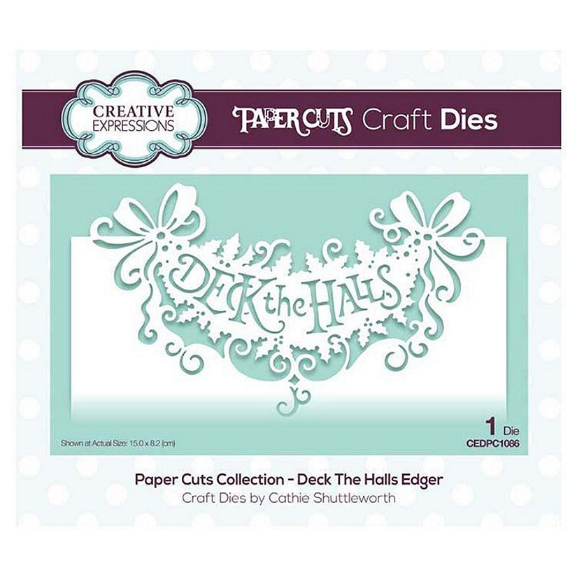 Creative Expressions Paper Cuts Collection  Deck the Halls Image