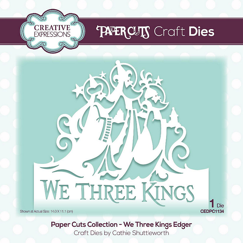 Creative Expressions Paper Cuts Edger We Three Kings Craft Die Image