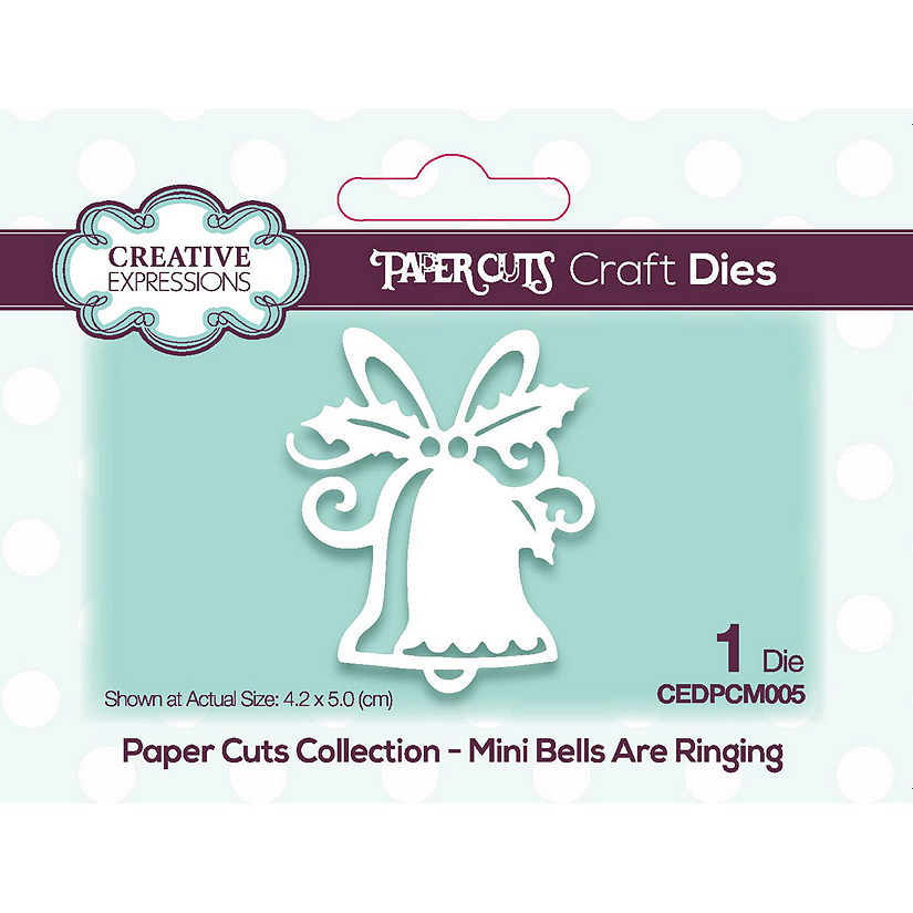 Creative Expressions Paper Cuts Mini Bells Are Ringing Image