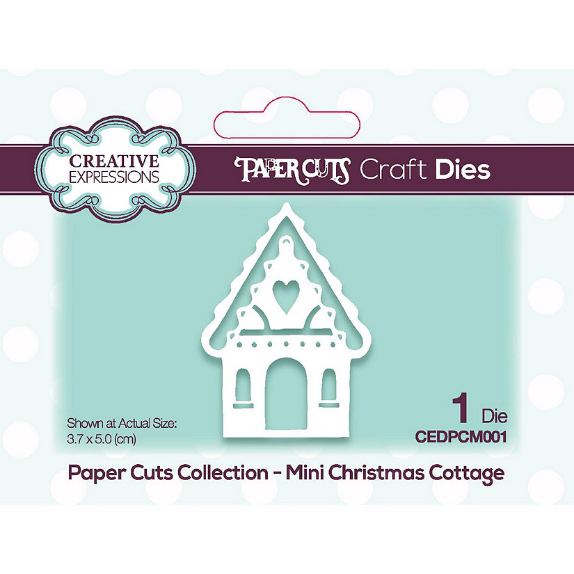 Creative Expressions Paper Cuts Mini Christmas Cottage Image