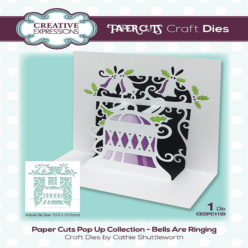 Creative Expressions Paper Cuts Pop Up Bells Are Ringing Craft Die Image
