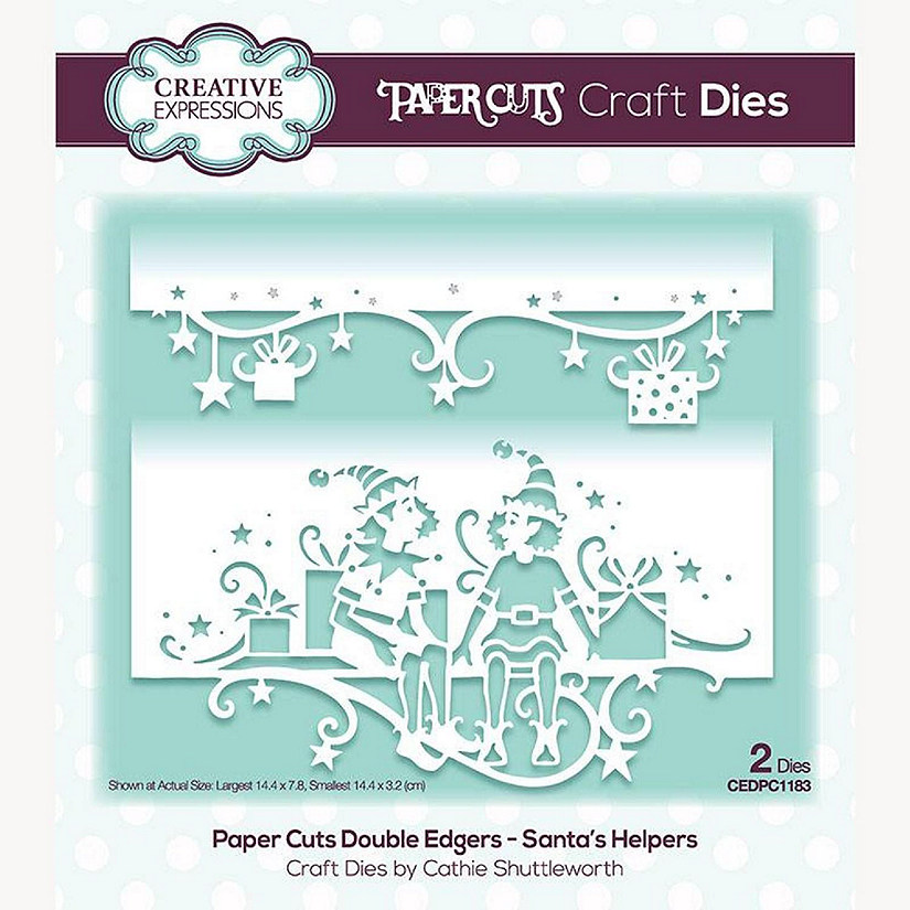 Creative Expressions Paper Cuts Santa's Helpers Double Edger Craft Die Image