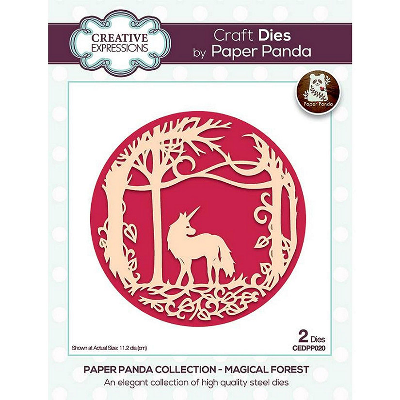 Creative Expressions Paper Panda Magical Forest Craft Die Image