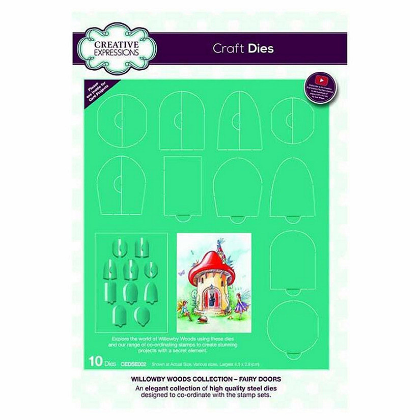 Creative Expressions Willowby Woods Collection  Fairy Doors Craft Die Image