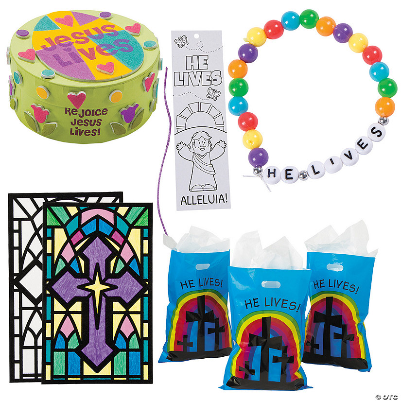 Creative He Lives Easter Craft Assortment - 242 Pc. for Fun Celebrations Image