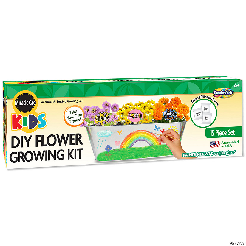 Creative Kids MiracleGro Paint & Plant My First Flower Growing Kit Image