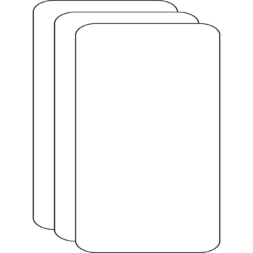 Creative Shapes Etc. - Bookmarks - Blank White Image
