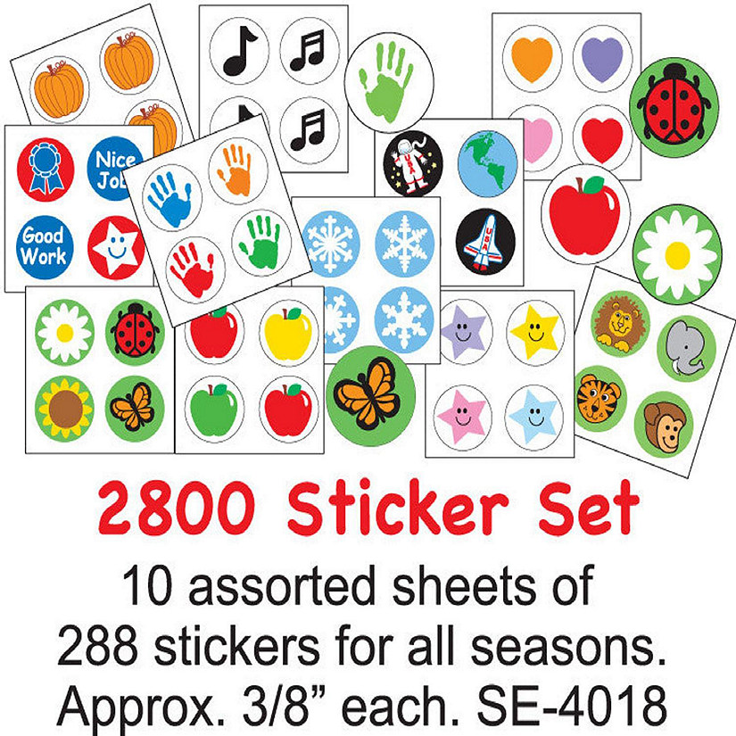 Creative Shapes Etc. - Classroom Incentive Sticker Set Image