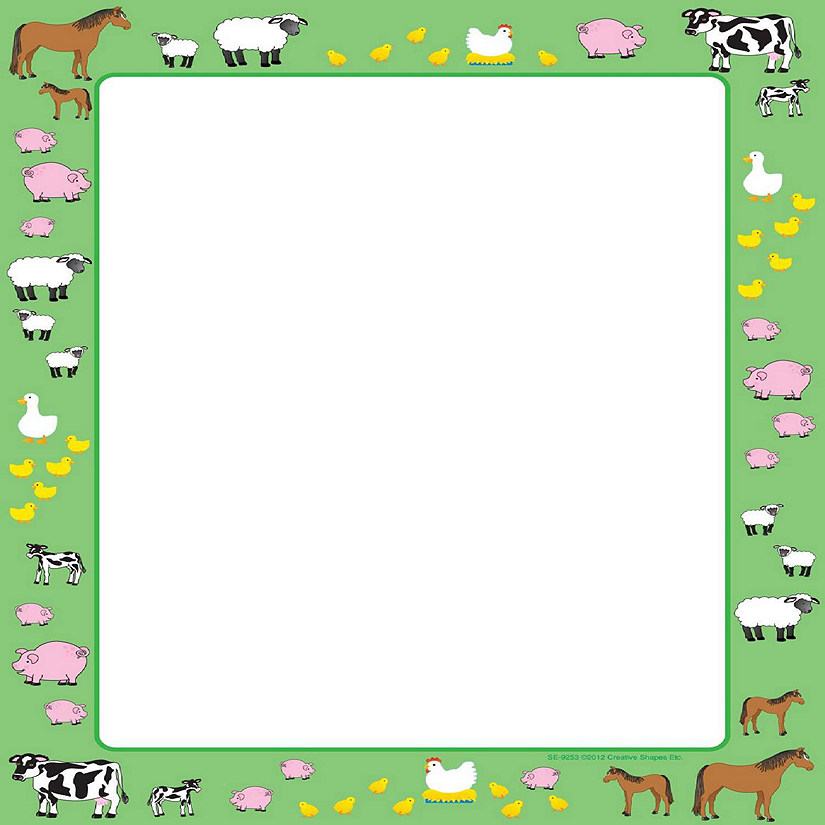 Creative Shapes Etc. Designer Paper Farm (50 Sheet Package