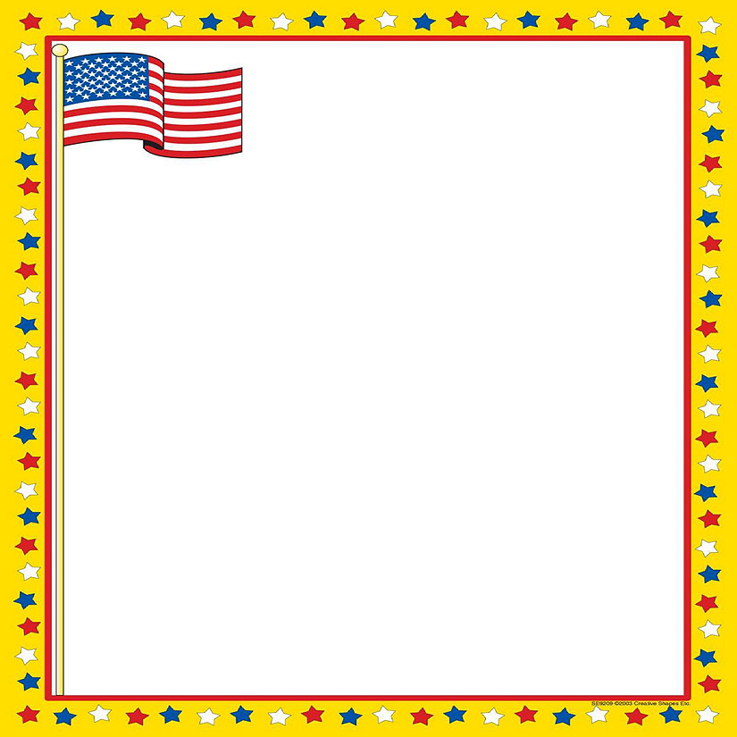 patriotic paper border