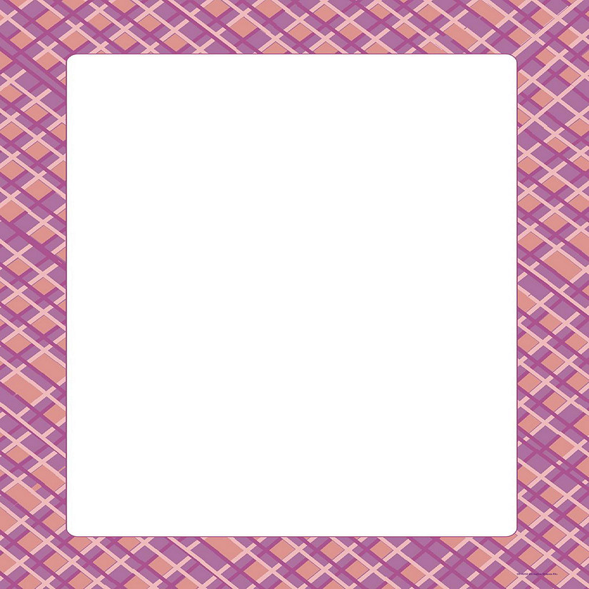 Creative Shapes Etc. - Designer Paper - Pink Plaid (50 Sheet Package) Image