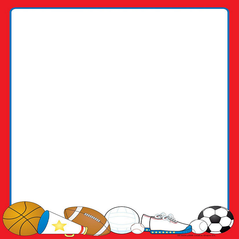 Creative Shapes Etc. - Designer Paper - Sports (50 Sheet Package) Image