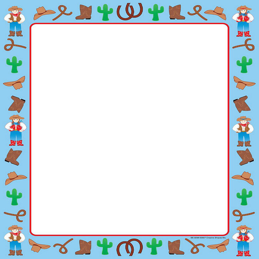 Creative Shapes Etc. - Designer Paper - Western (50 Sheet Package) Image