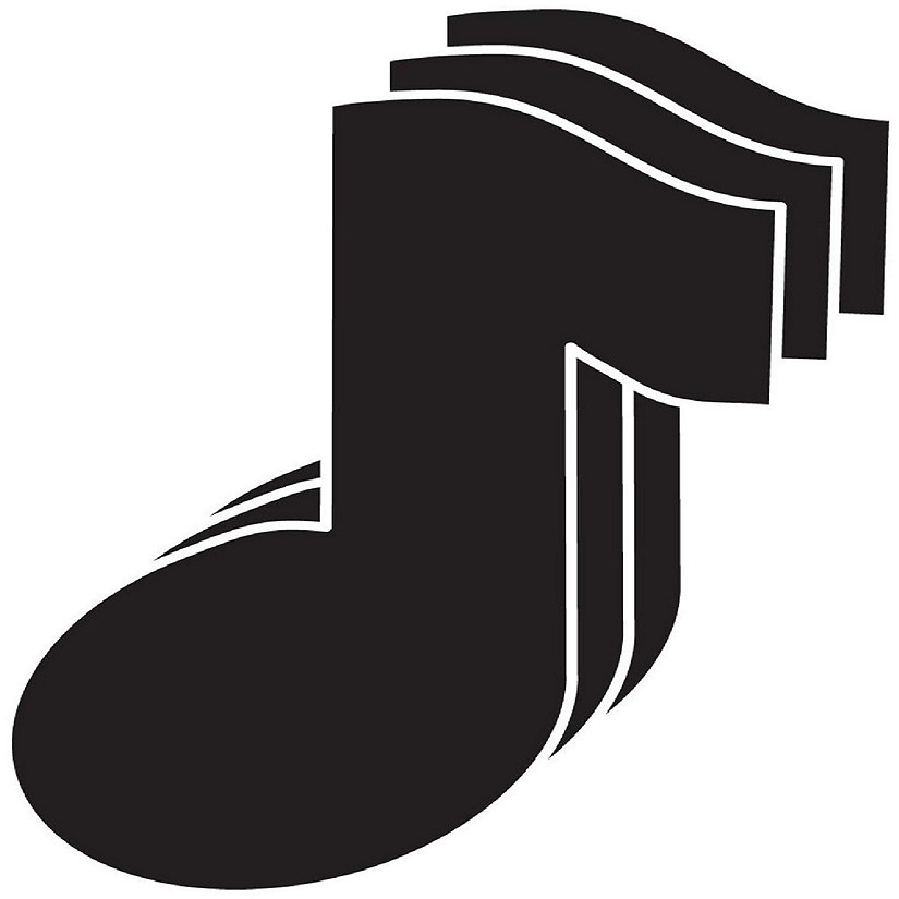 Creative Shapes Etc. Diecut Small Single Color Music Note