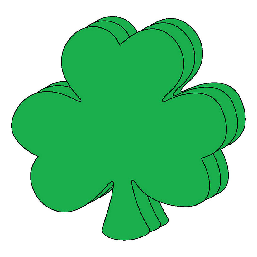Creative Shapes Etc. - Die-cut Magnetic - Small Single Color Shamrock Image