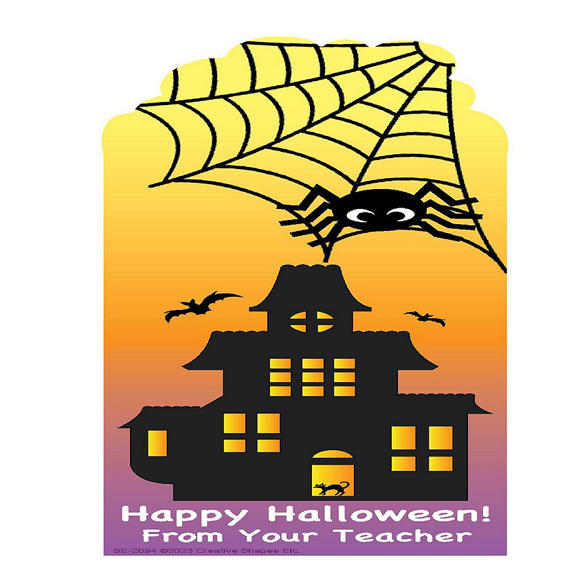 Creative Shapes Etc. - "From Your Teacher" Bookmarks - Happy Halloween Image