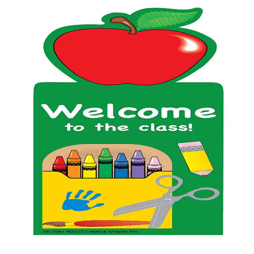 Creative Shapes Etc. - "From Your Teacher" Bookmarks - Welcome to the Class Image