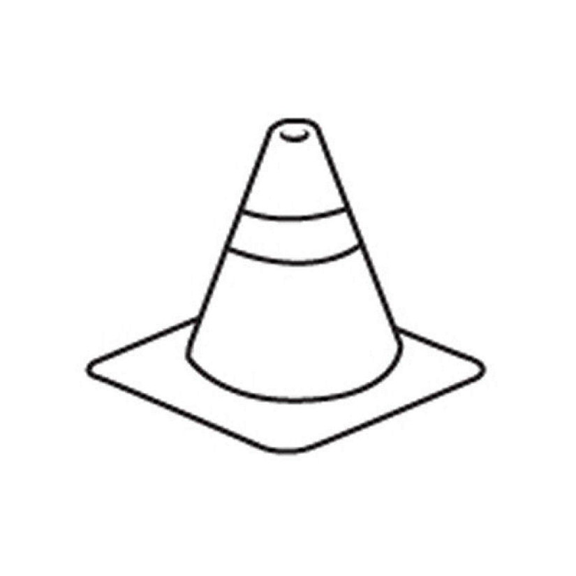 Creative Shapes Etc. - Incentive Stamp - Construction Cone Image