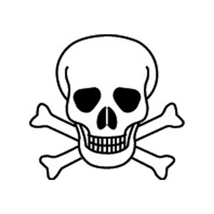 Creative Shapes Etc. - Incentive Stamp - Skull And Bones Image