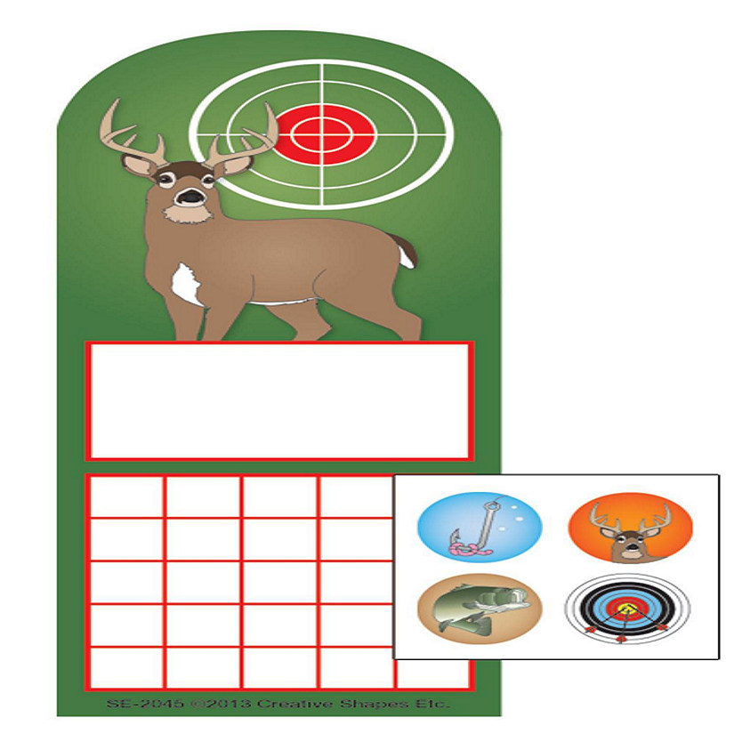 Creative Shapes Etc. - Incentive Sticker Set - Deer Image