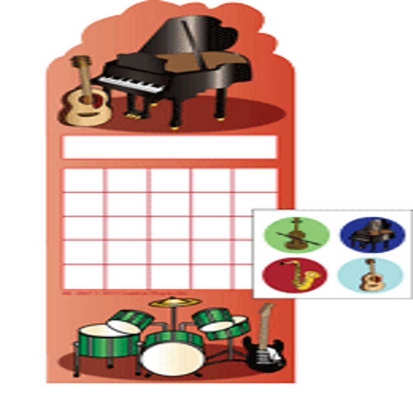 Creative Shapes Etc. - Incentive Sticker Set - Musical Instruments Image