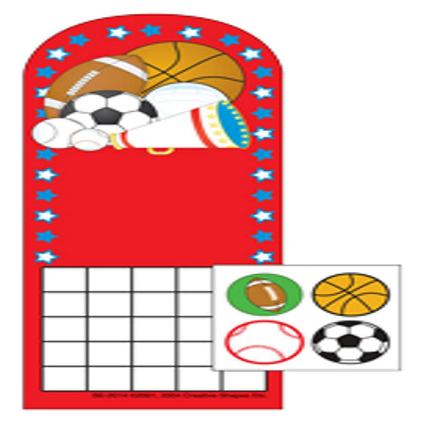 Creative Shapes Etc. - Incentive Sticker Set - Sports Image