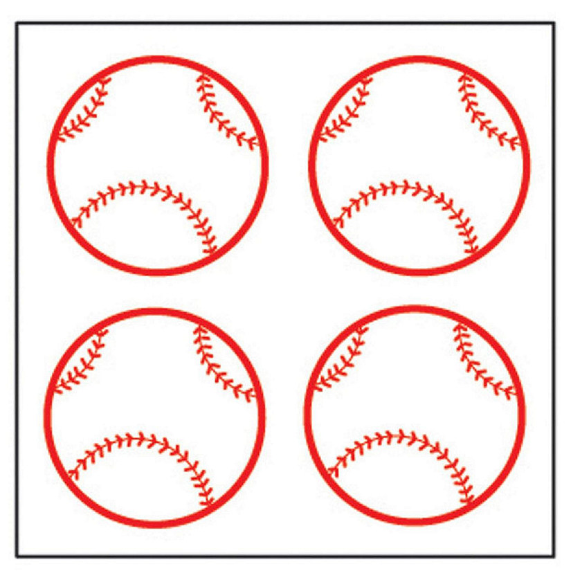 Creative Shapes Etc. Incentive Stickers Baseball Oriental Trading