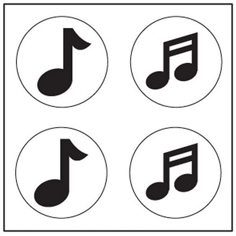 Creative Shapes Etc. - Incentive Stickers - Music Note Image