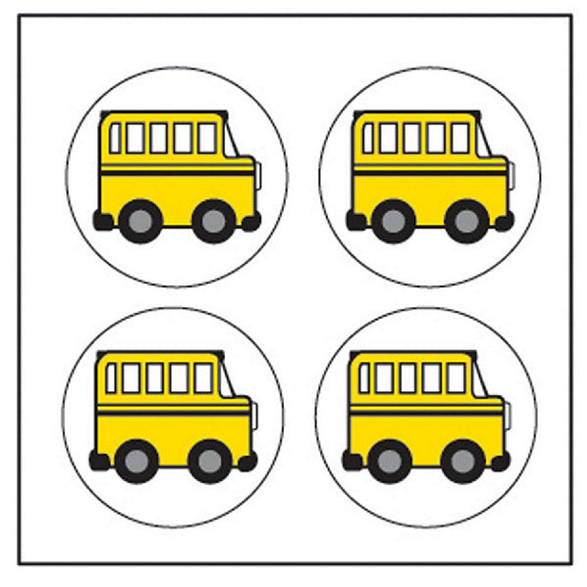 Creative Shapes Etc. - Incentive Stickers - School Bus Image