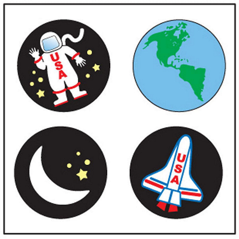 Creative Shapes Etc. - Incentive Stickers - Space Image