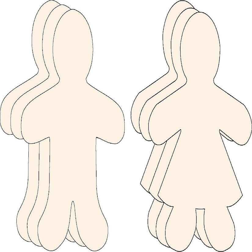 Creative Shapes Etc. - Large Cut-out Set - Single Color Kids Shape Set Image