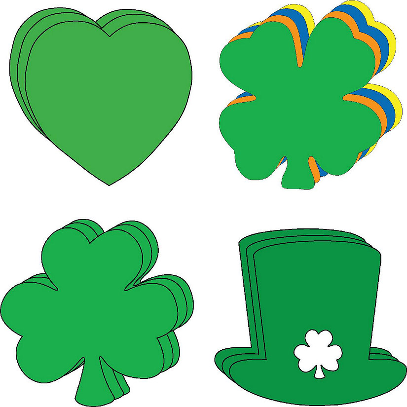 Creative Shapes Etc. - Large Cut-out Set - St. Patrick's Day Image