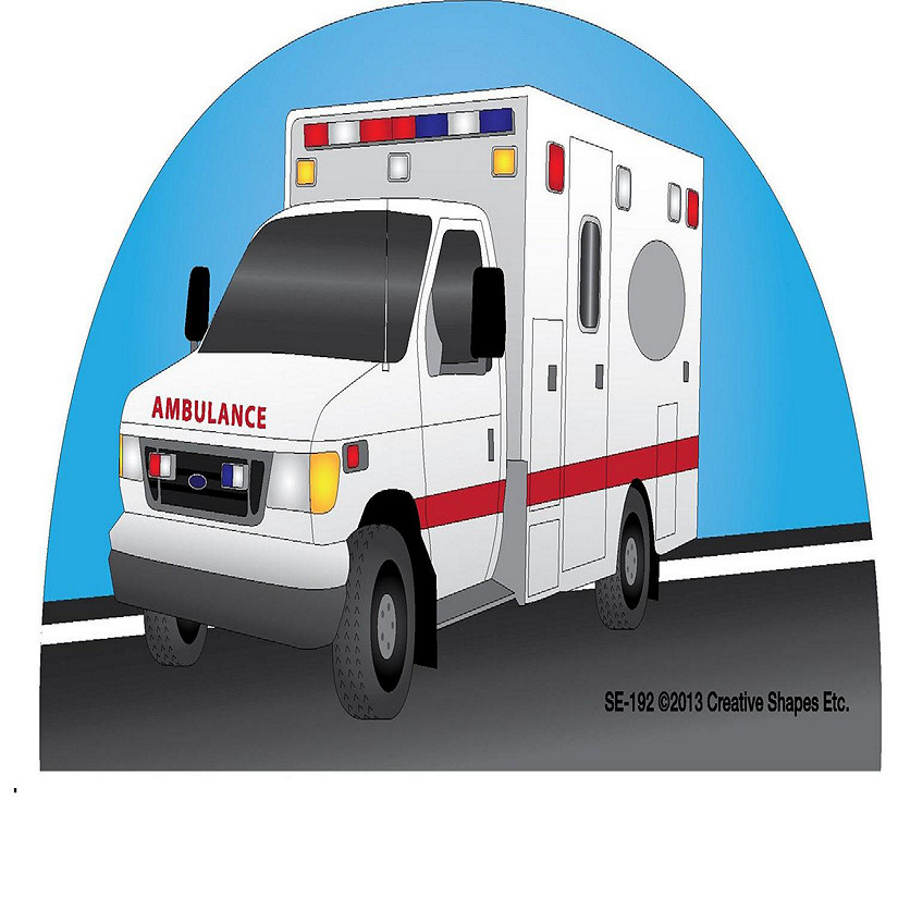 Creative Shapes Etc. - Large Notepad Ambulance Image
