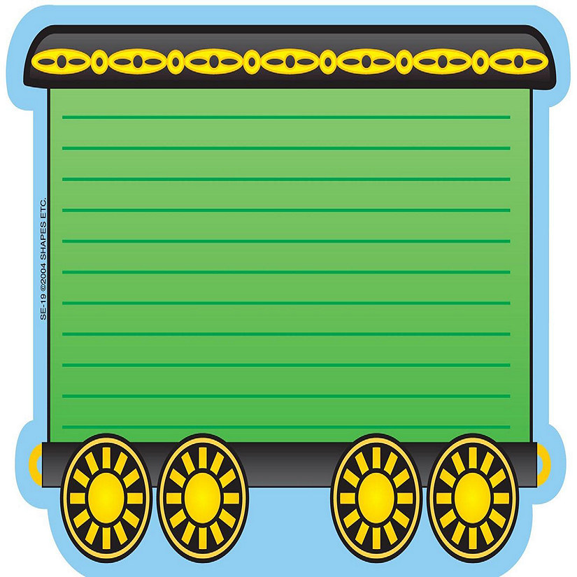 Creative Shapes Etc. - Large Notepad - Box Car Image