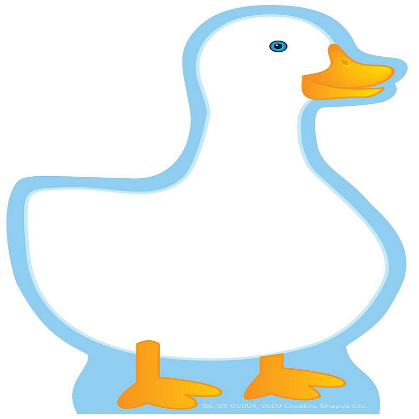 Creative Shapes Etc. - Large Notepad - Duck Image